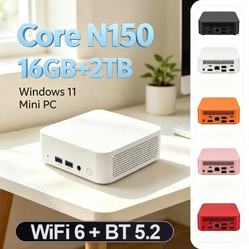 4k-pocket-desktop-gaming-office-pc-intel-core-n150-colorful-multi‑color-mini-pc-win-11-16gb-ram-1tb-2tb-ssd-wifi6-bt52