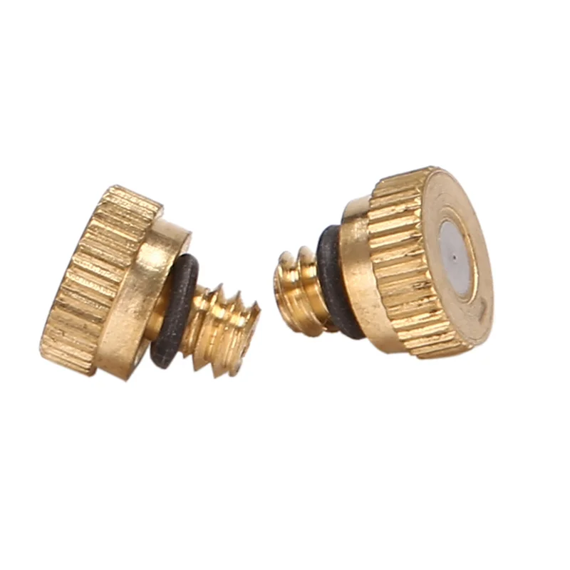 

BHTS-100Pcs Fog Mist Nozzle,Low Pressure Mist Cooling Nozzle,Misting Nozzles Orifice 0.1Mm
