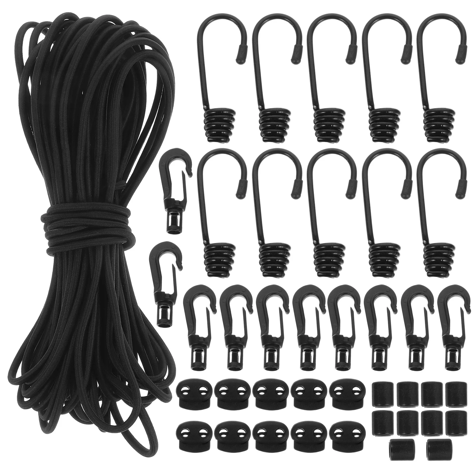 

1Set Portable Elastic Buckle Strap Hook Rope Multi-Use Tie Down Strap Outdoor Camping Kayak Cord Outdoor Supply