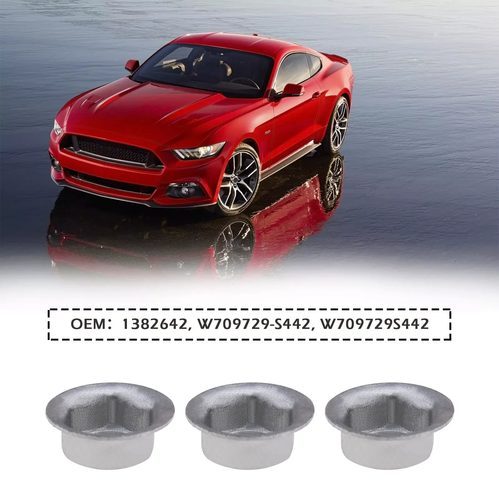 

10pcs Chassis Nut FOR FORD MONDEO FOCUS FIESTA MONEO CMAX Automobile Exhaust Guard Plate Nut Metal Car Chassis Nuts