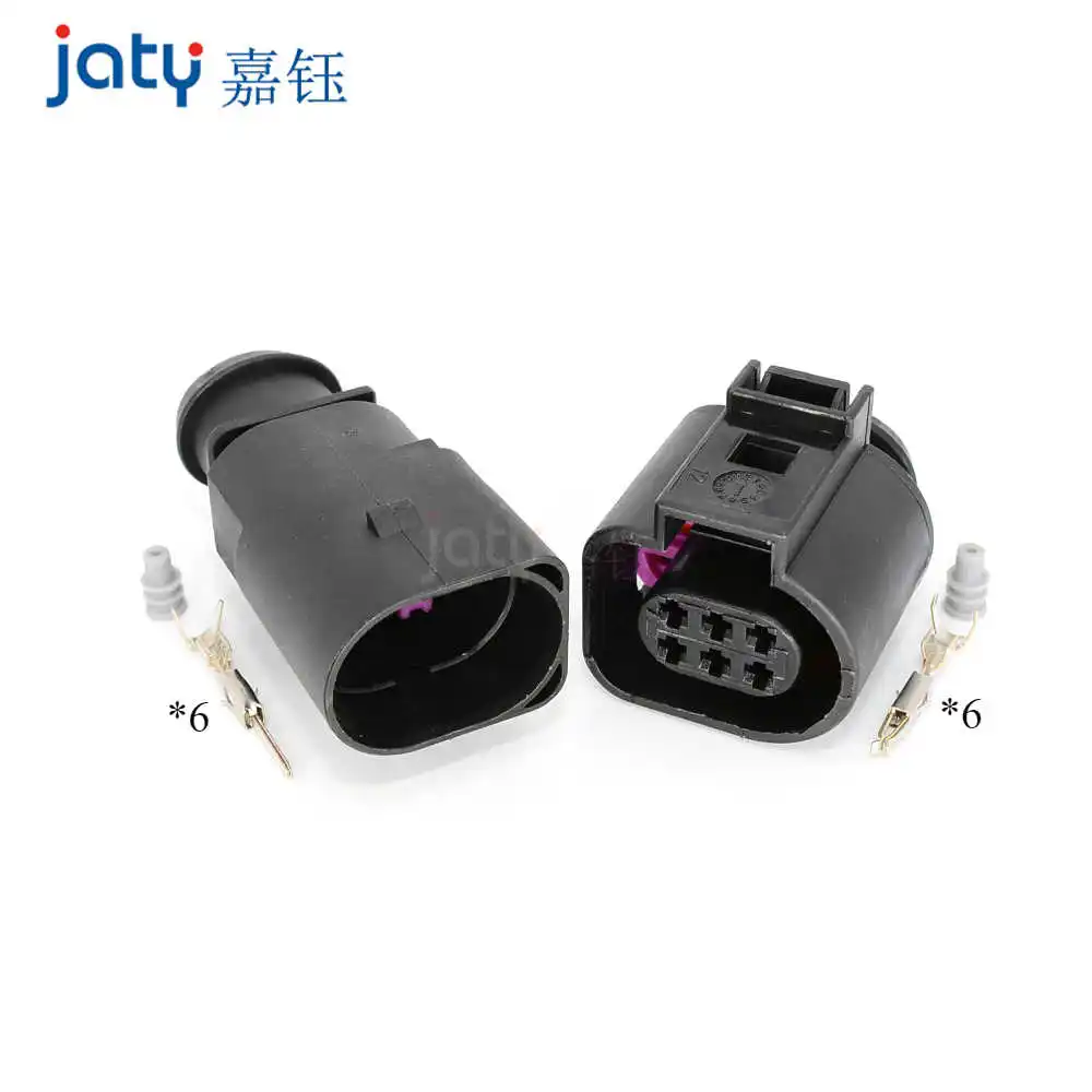 5sets Dj7062a-1.5-11-21 1J0973713 42121700 1813139-1 1K0973804 42064400 42063800 6P position sensor throttle plug