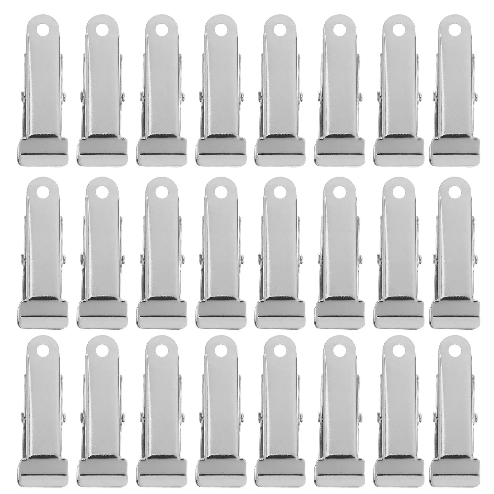 

50pcs Mini Spring Clamps Metal Alligator Electrophoresis Craft Clamps For Diy Decoration Office Paper Clips Heavy