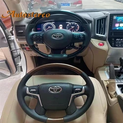 Car Style Steering Wheel For TOYOTA LAND CRUISER LC200 2008-2020 VX GX Size Prado 150 2010-20 Control Coupe Version Suitable SP