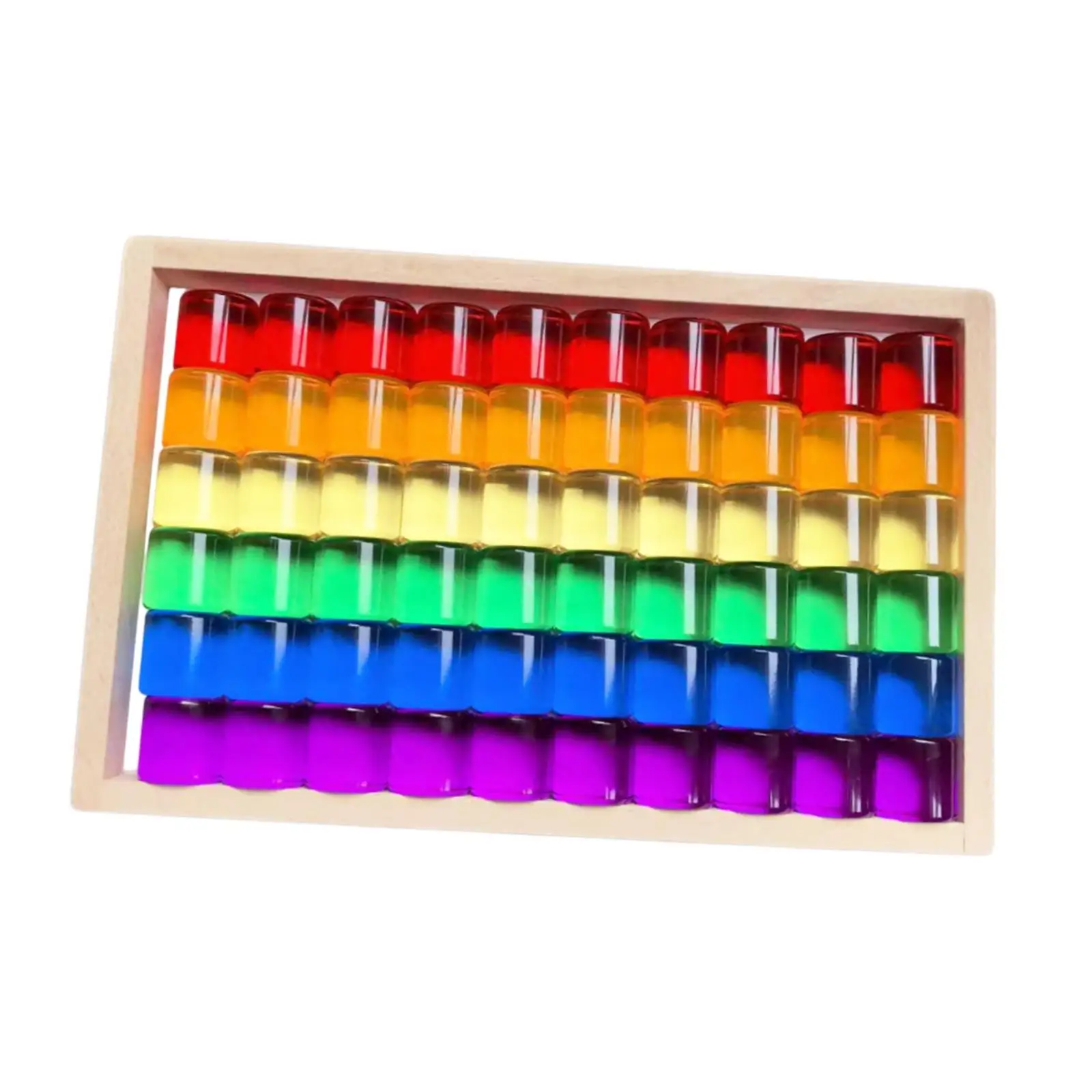 

Rainbow Building Cubes Hand Eye Coordination Smooth Spatial Awareness Acrylic Cubes for Kids Boys Girls Toddlers Birthday Gift