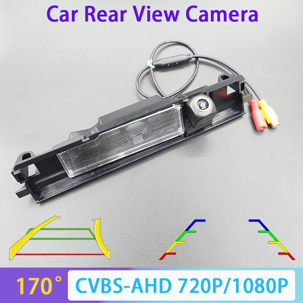 170 °   AHD 1080P CVBS Rückfahrkamera für Toyota Yaris 2005-2010 Autokamera-Halterung Kennzeichenbeleuchtungsgehäuse