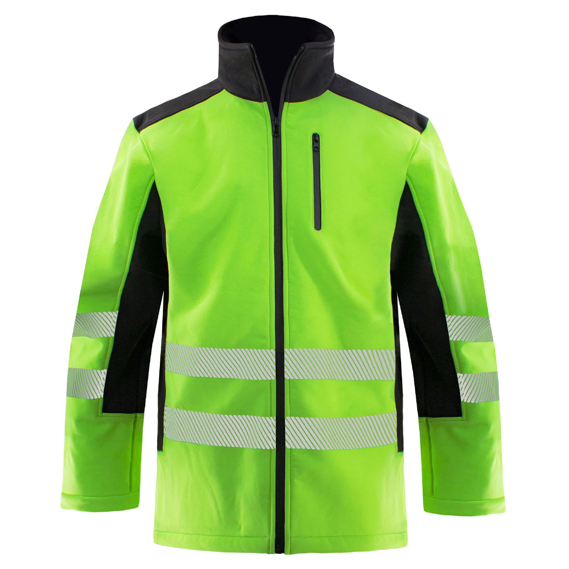 Reflective Soft Shell Jacket Men and Reflective Pants Workwear Safety Clothes Men Winter for Work Construction Working Uniform