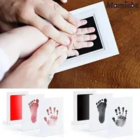 Non-Toxic Baby Handprint Kit: Capture Newborn Footprints & Handprints - Perfect for Baby Souvenirs and Gifts Baby Handprint 4