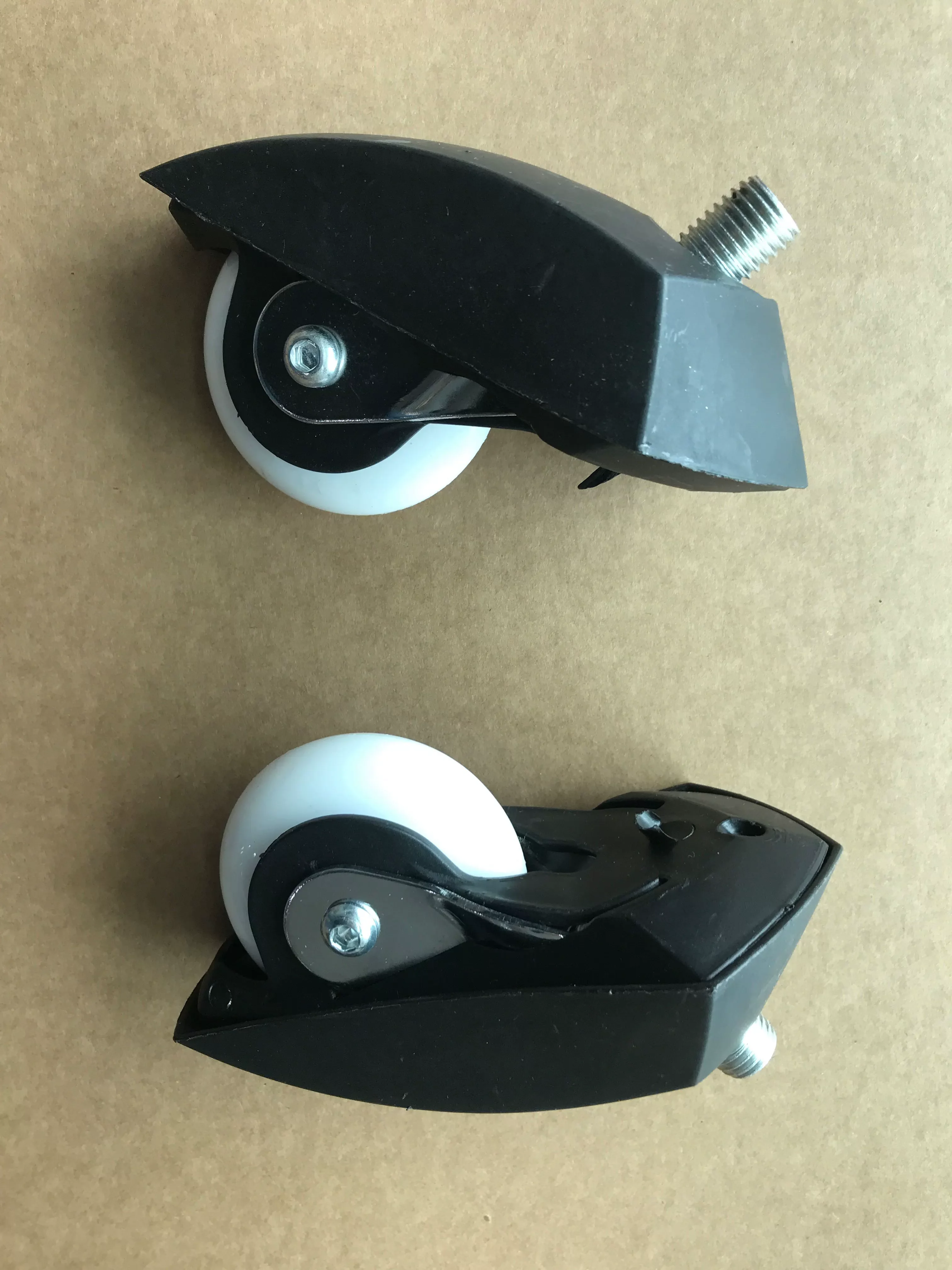 Three-Wheel Drift Car Universal Wheel Assembly Universal Wheel Bracket PU Wheel Assembly Coarse Thread Fine Thread