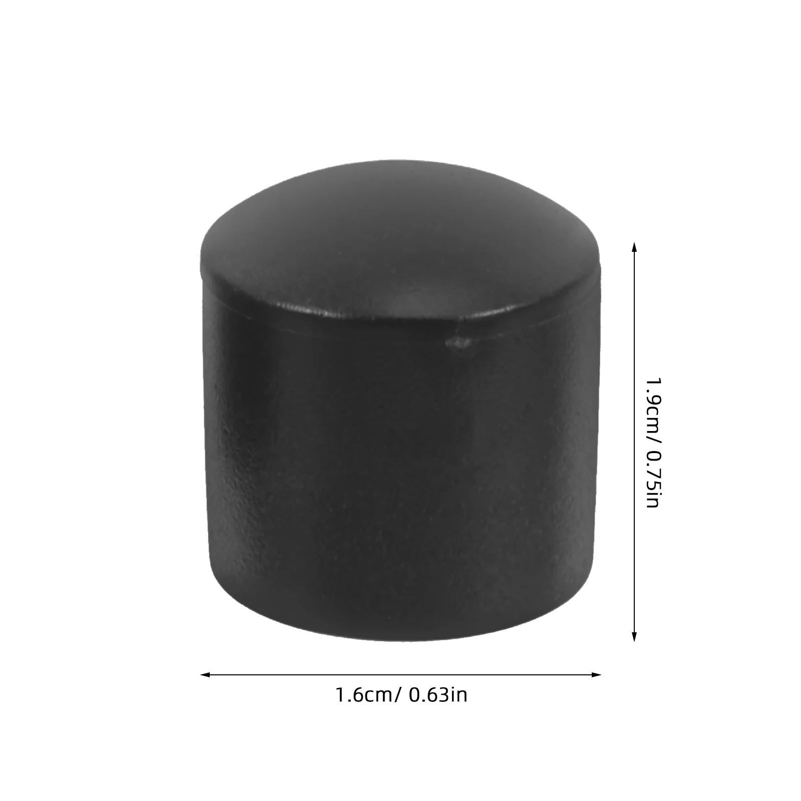 50 قطعة اكسسوارات خيمة غطاء مطاطي القطب تلميح غطاء للتخييم التنزه عمود الخيمة سدادة طرفية قماش القنب المظلة البولنديين الاستخدام في الهواء الطلق الأسود #2