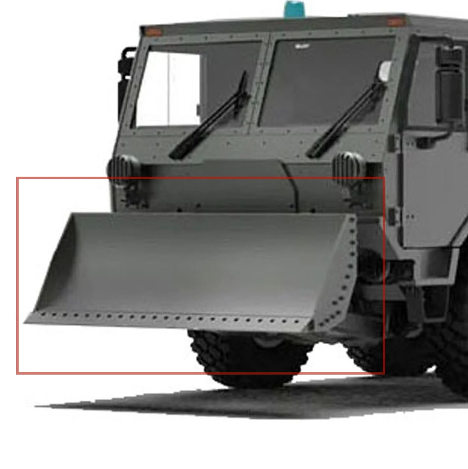 

Alloy Snow Blade W/Stainless Steel Servo for 1/18 Remote Control CAPOCUB3 Tatra Crawler RC Transport Vehicle Upgrade Parts