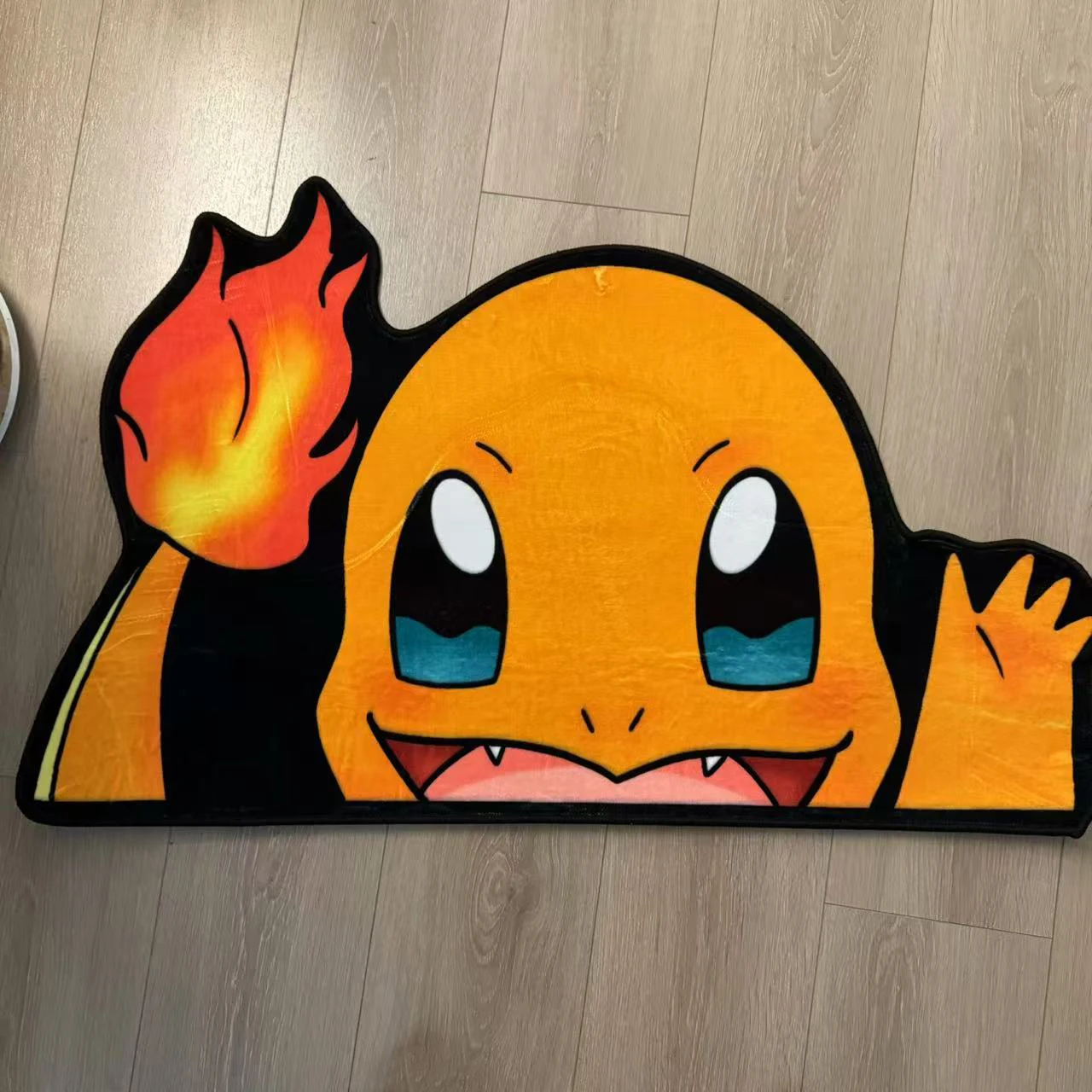 Anime Pokemon Charmander irregular Manga Cute Area Rugs Floor Mats Kids Children Birthday Gifts Home Bedroom Deco Doormat