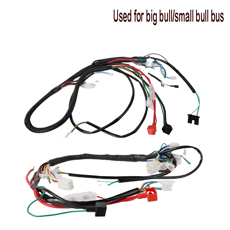 Complete Electrical Wiring Harness For GY6 Engine Big Bull Small Quad ATV Off Road Buggy Replacement Part