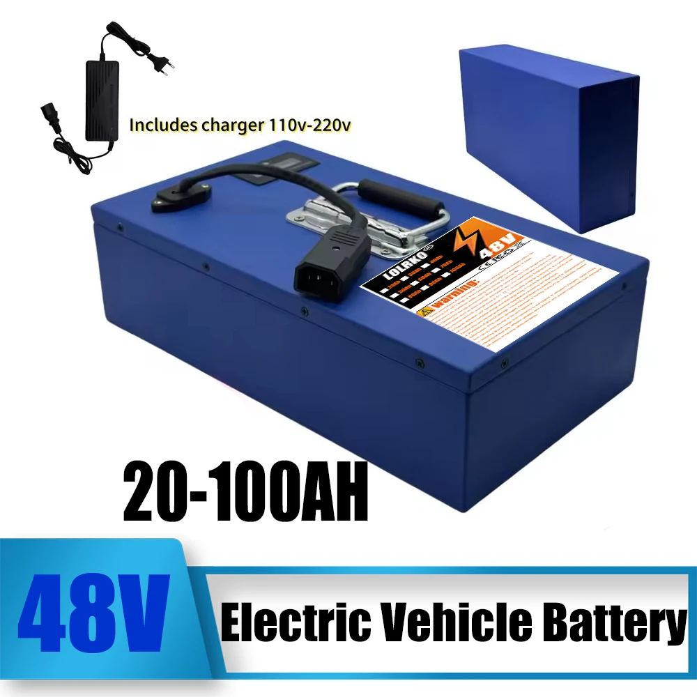 

Electric vehicle lithium battery 48V 100Ah super capacity 18650 lithium battery electric motorcycle tricycle lithium battery