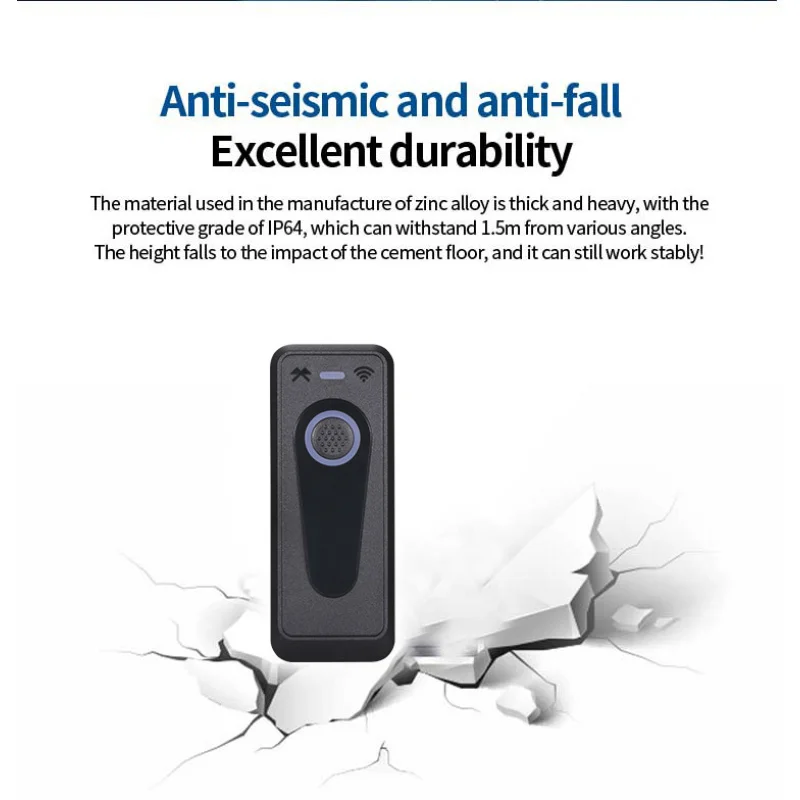 ماسح الباركود الصغير QR المحمول 1D 2D - 3 في 1 لاسلكي / بلوتوث / USB للمخزون #6