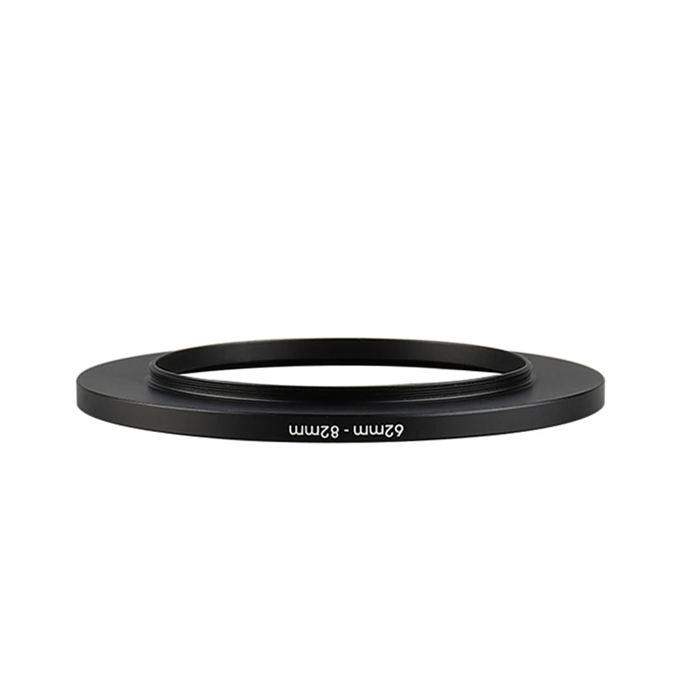 Aluminum Black Step Up Filter Ring 62mm-82mm 62-82 mm 62 to 82 Filter Adapter Lens Adapter for Canon Nikon Sony DSLR Camera Lens