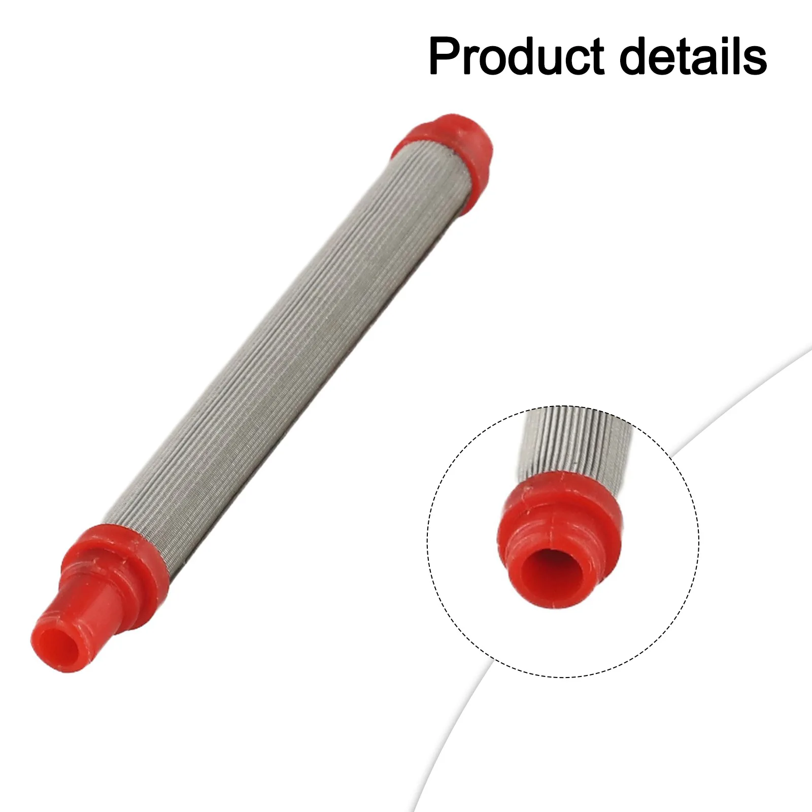 For Wager Spray Tool Airless Spray Filter 10pcs 304 Stainless Steel RED Replacement New Fillers Marking Paints