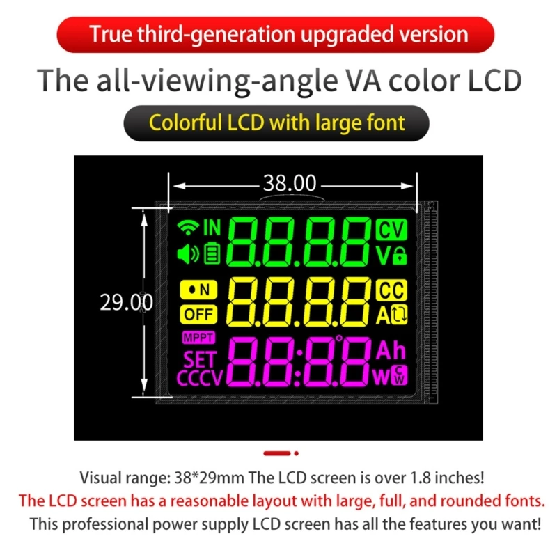 Adjust Direct Current 6A/120W Step Down Bucking Power Convert Module Input 6-36V Output 0-36V with LED Digital Display