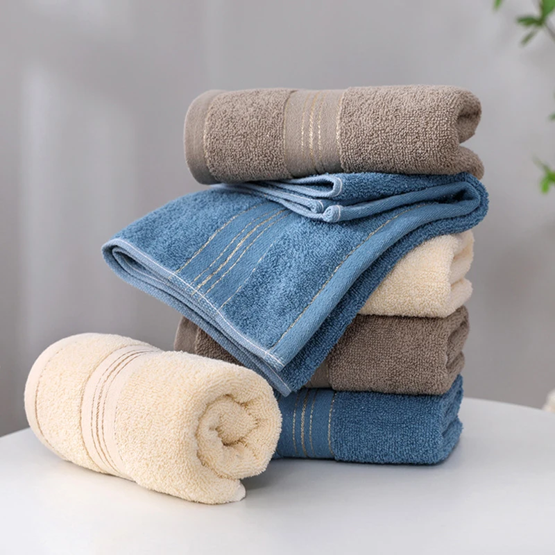Thickened Absorbent Towel Cotton Quick Absorbent Soft Quick Dry Face Towel Drying Bathrobe Home Bathroom Textile