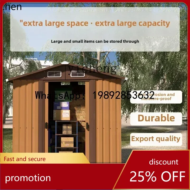PYH Storage Cabinet Simple Room Storage Garden Tool Room Terrace House Simple