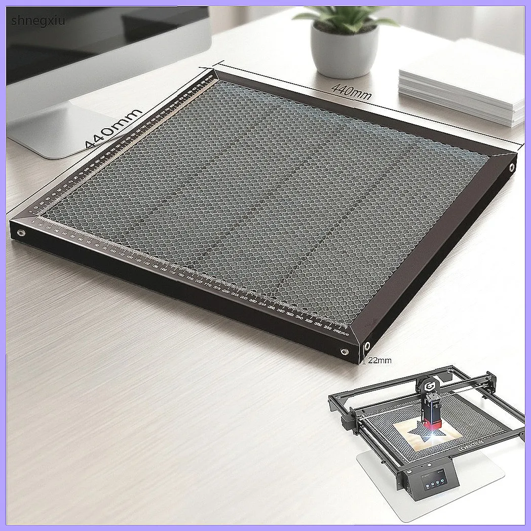Honeycomb Laser Bed 440x440mm, Aluminum Mesh Panel for Laser Engraver & Engraving Machine Work Table