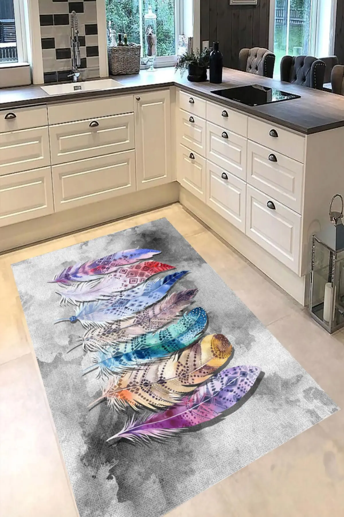 DOLBOVI custom design digital printed non-slip base washable living room carpet carpet kitchen carpet carpet