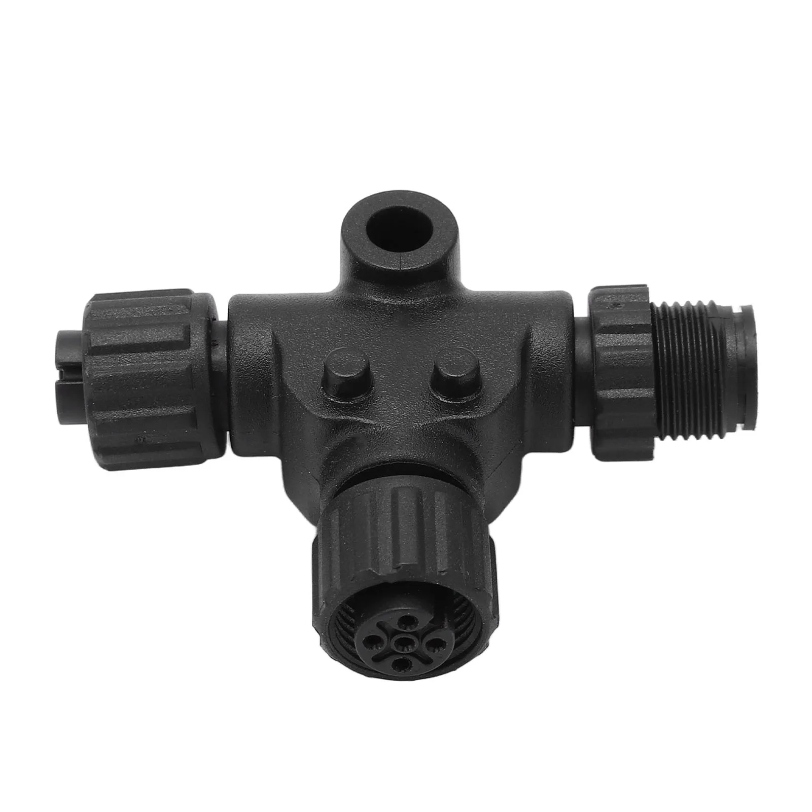 

for NMEA 2000 T Connector 3 Port 5Pin Thread IP67 Waterproof for Networks Multiport Tee Connector 3 Port T Connector
