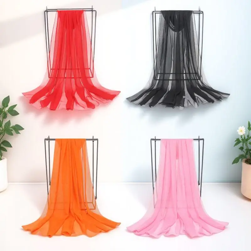 

Sun Protection Dancing Scarves Solid Color Women Accessories Ladies Shawl Beach Towel Sunscreen Gift All Seasons Travel