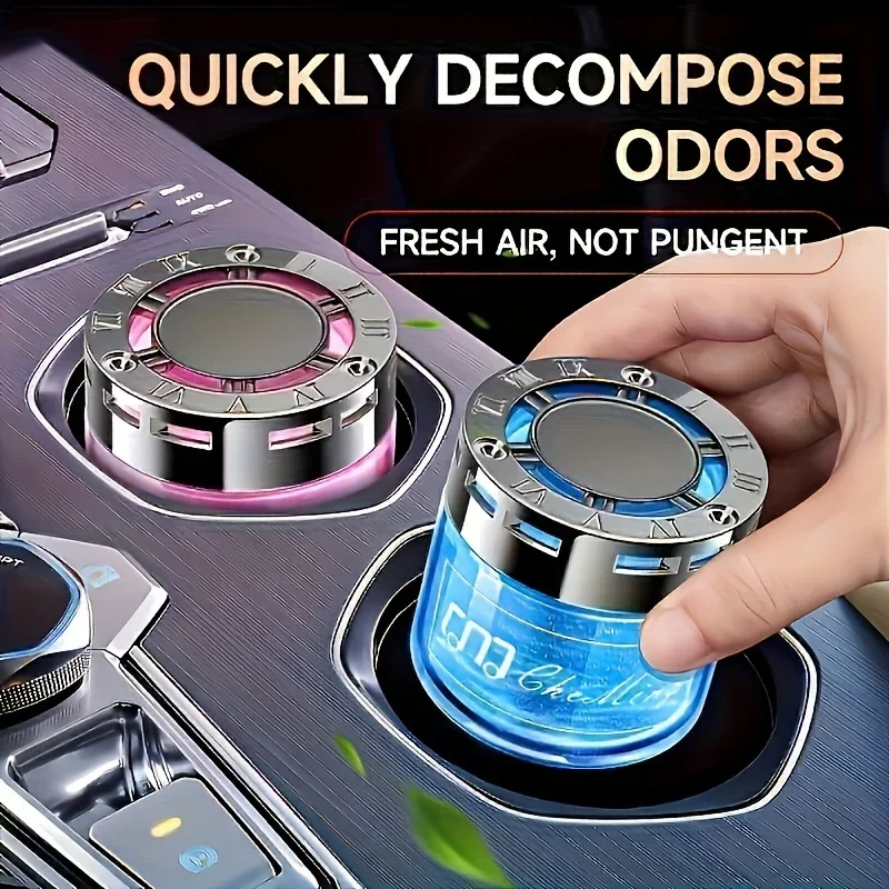 Car Aromatherapy Solid Perfume Starry Sky Flowing Sand High-End Fragrance Long-Lasting Scents Glitter Decor Air Freshener