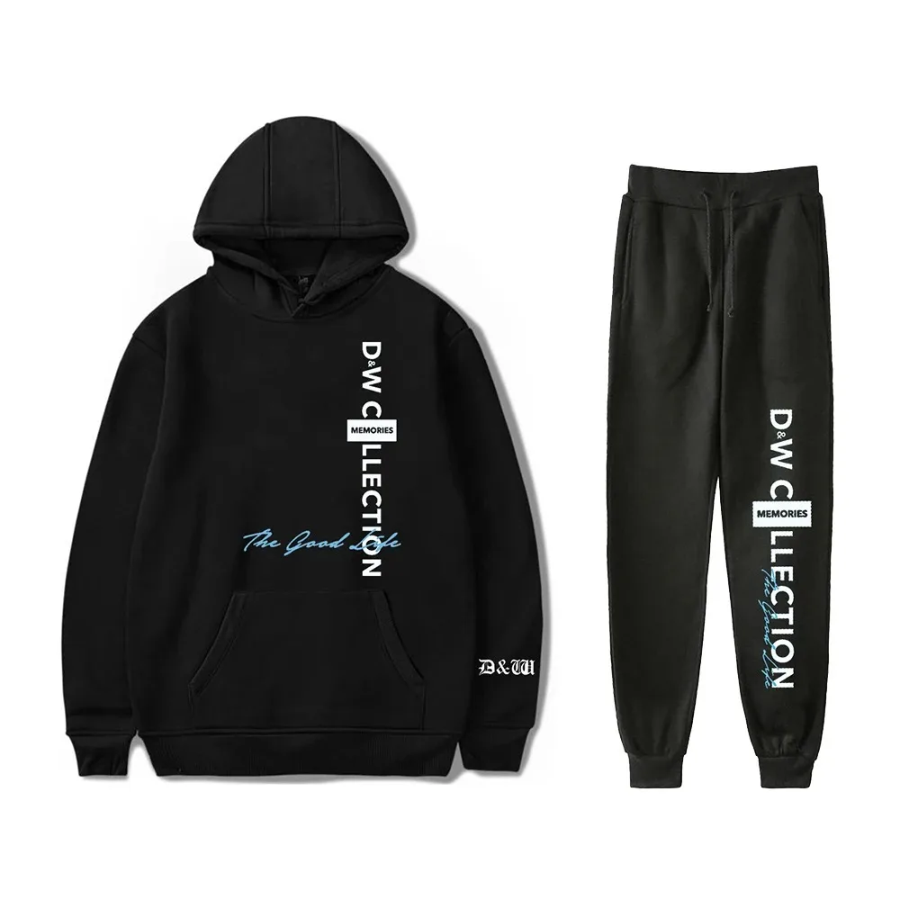 

Sam Golbach Memórias Merch Two Piece Set XPLR Sam e Colby Hoodies Sweatpants Long Leeve Mulheres Homens Terno Casais Desgaste