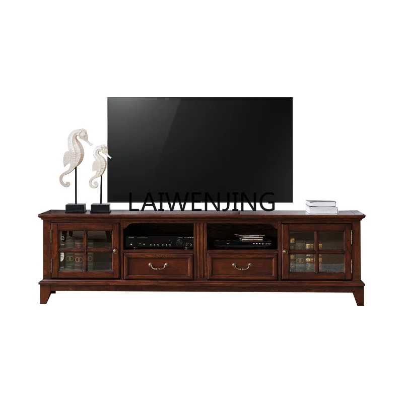 

HLZ TV cabinet combination simple living room small apartment floor cabinet storage display cabinet