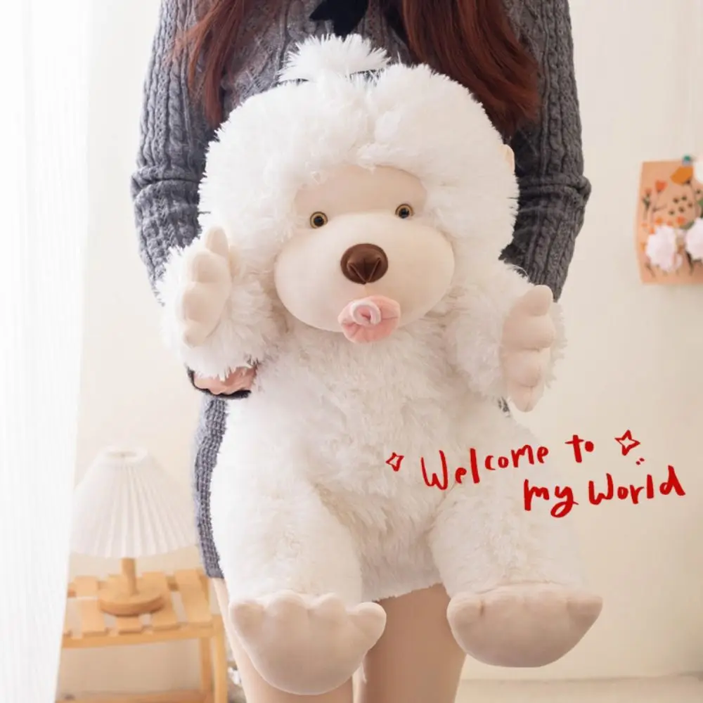 

Удобная пушистая соска-обезьяна, мягкая хлопковая обезьяна из полипропилена, мягкая кукла, милая кавайная кукла-обезьяна, украшение комнаты