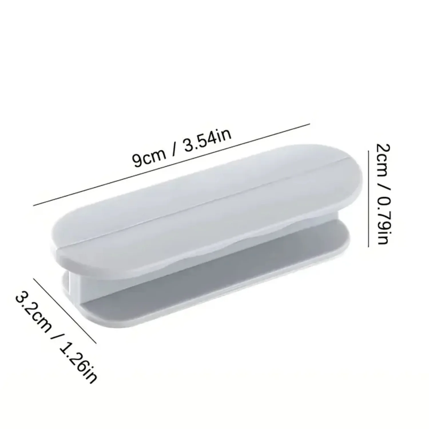 2 قطعة مقابض درج خزانة النافذة ذاتية اللصق باب خزانة ملابس مقبض المنظم لصق مفتوح مقبض الباب المنزلق جهاز مساعد #4