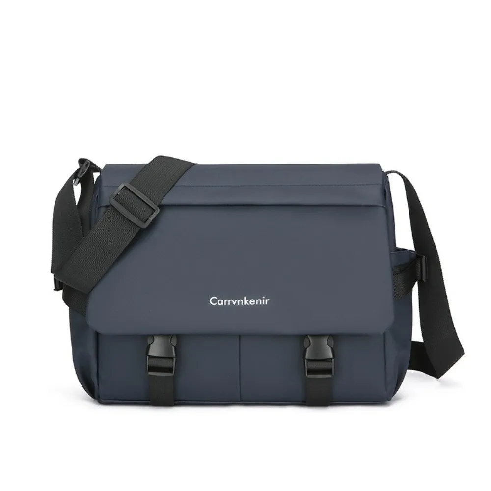 جديد سعة كبيرة حقيبة كتف رجالية عادية قماش حقيبة كروسبودي مقاوم للماء حقيبة ساعي الرجال #2