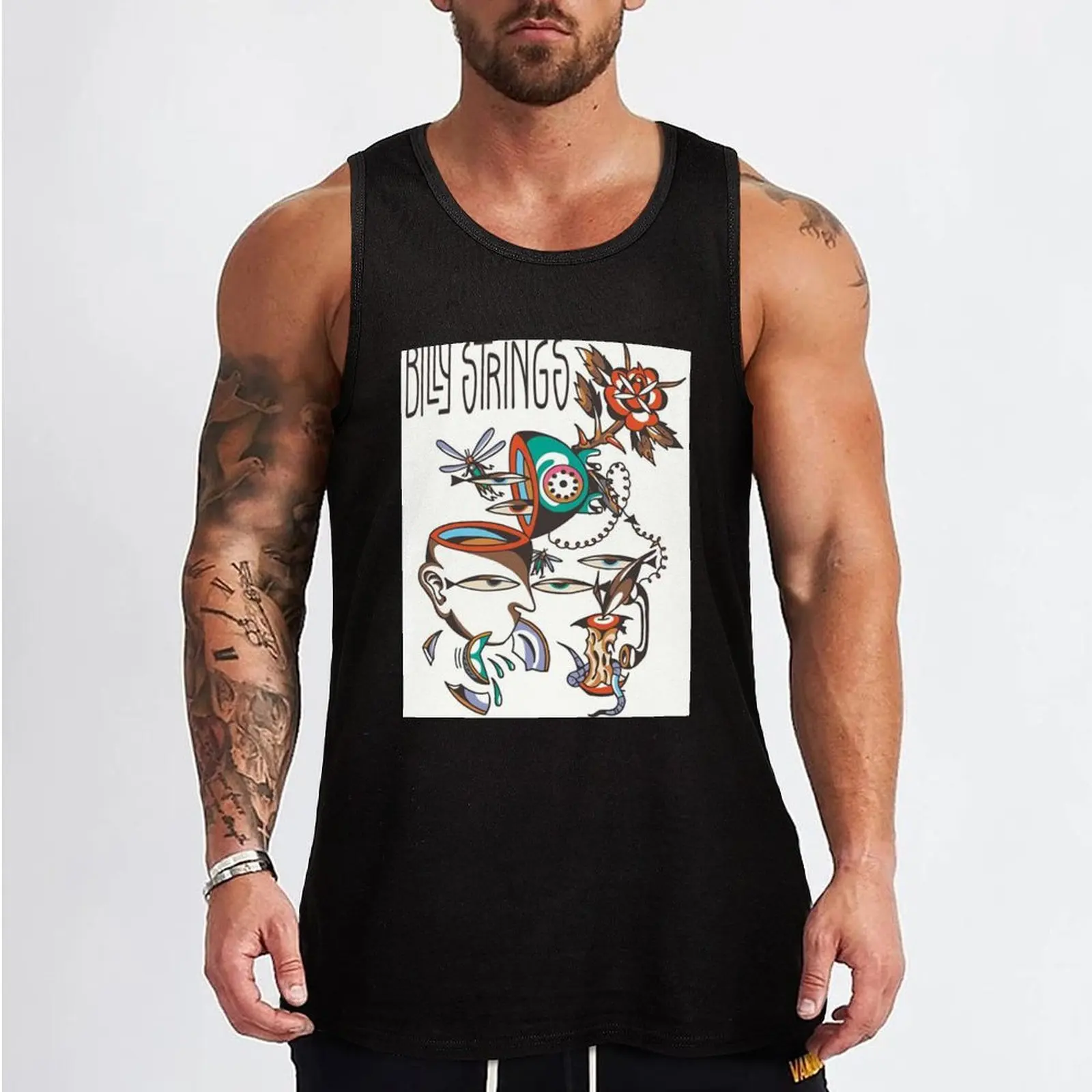 Billy String Music Music Band Tank Top bodybuilding men Men's summer clothes