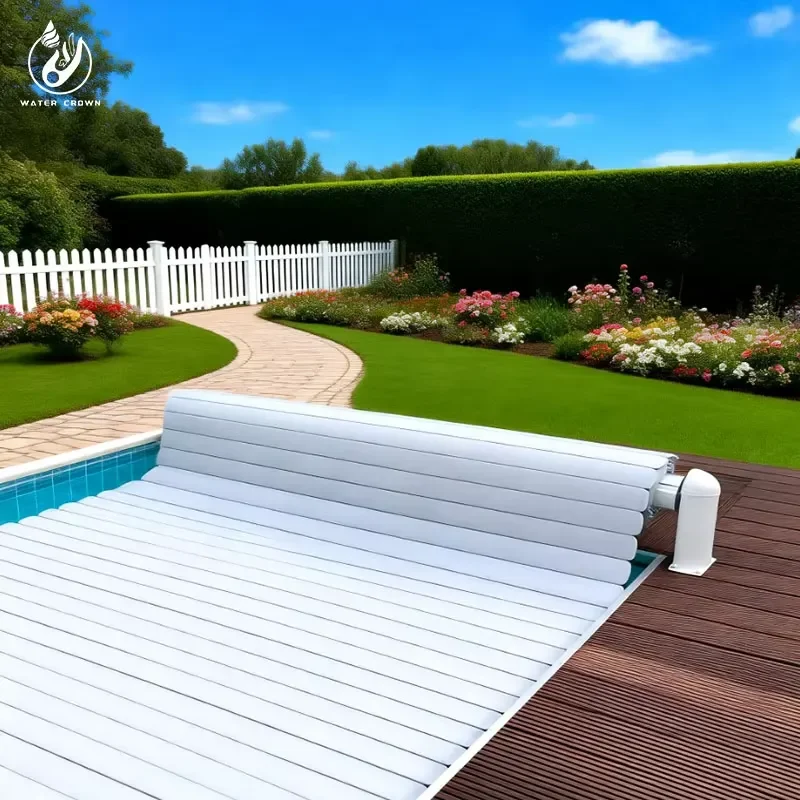 Water Crown Polycarbonate (PC) Clear Hard Swimming Pool Cover Anti-Hail Anti-UV In-Ground Solar Heating CE Certified
