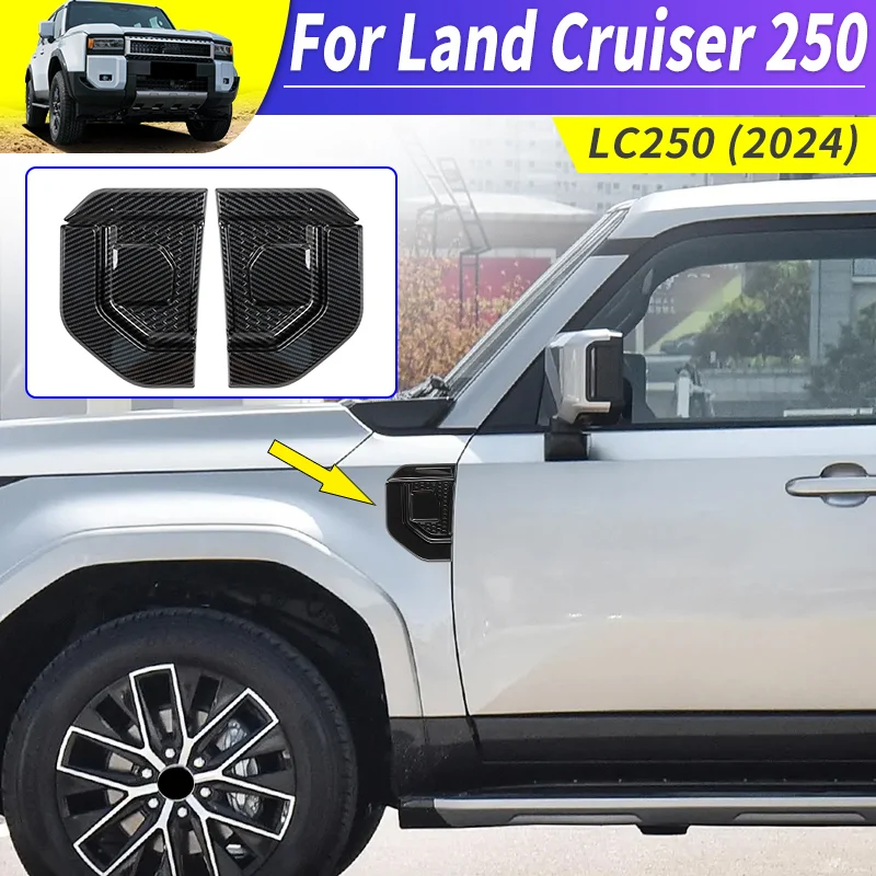 

Для Toyota Land Cruiser Prado 2024 1958 LC250 First Edition J250 декоративные панели для листьев, внешние наклейки на кузов, аксессуары