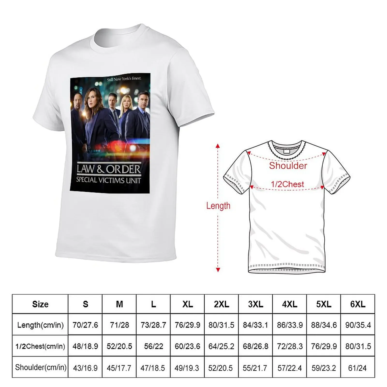 SVU - لا يزال نيويورك أفضل تي شيرت رجل تي شيرت القطن عالية الجودة رجل جرافيك تي شيرت تي شيرت