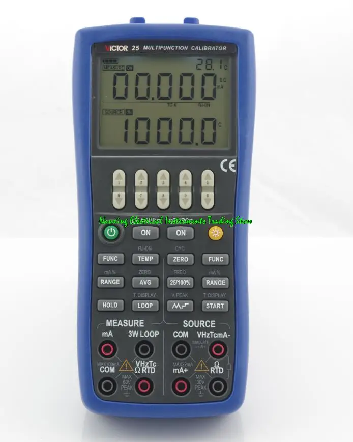 

Victor VC24/VC25 Multifunction Process Calibrator Can Be Use Pressure Mould Two Independent Channels for Input and Output