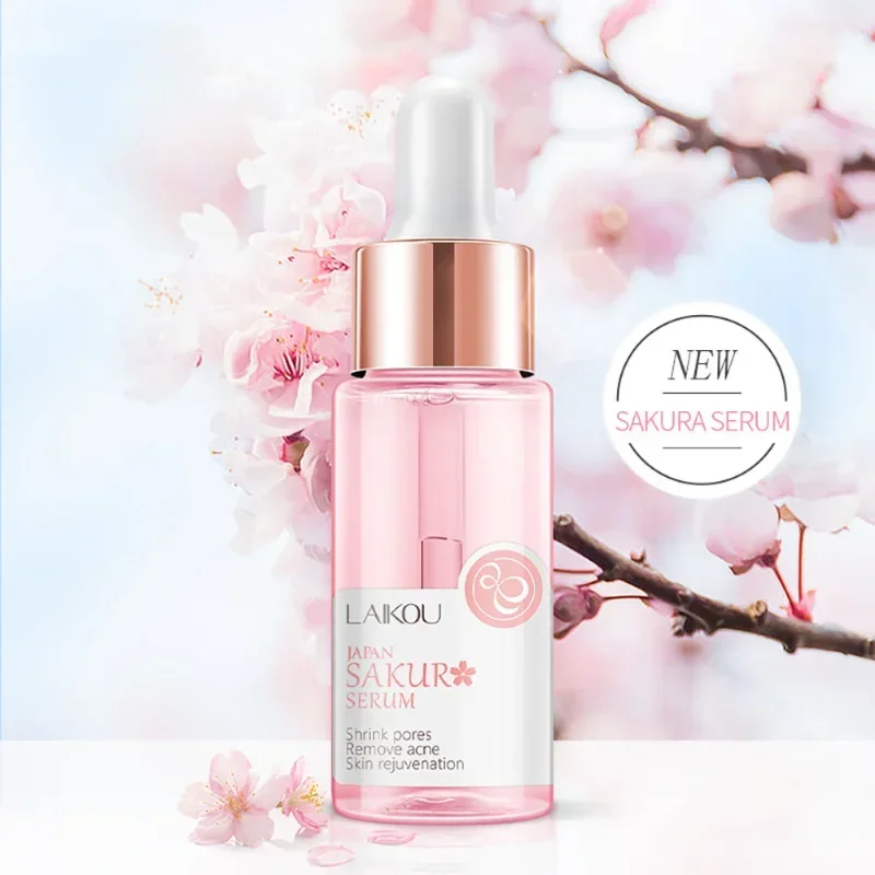 Hyaluronic Acid Facial Serum Sakura Vitamin C Nicotinamide Whitening Moisturizing Remove Spots Face Essence Korean Skin Care