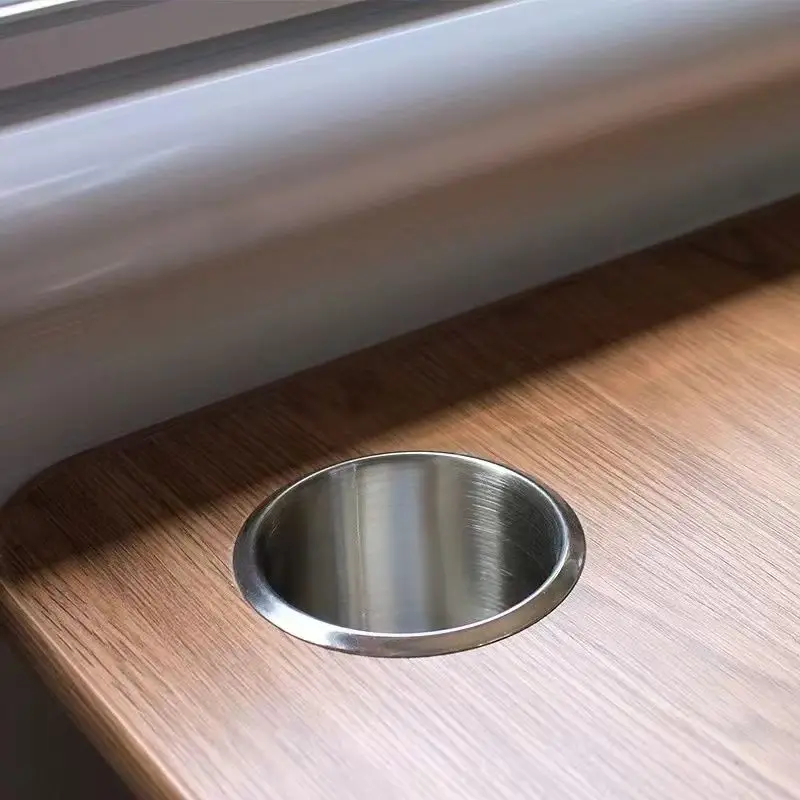 85MM Stainless Steel Cup Drink Holder Car Ashtray Cup for Marine Boat Rv Camper Table