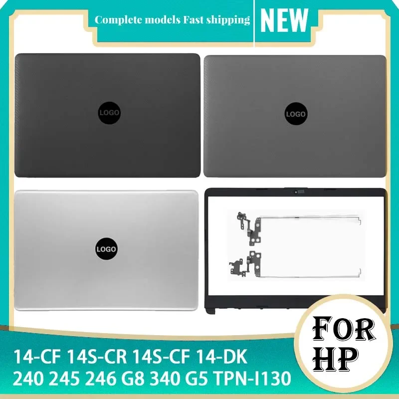 New For HP 14S-CR 14S-CF 14-CF 14-DK 340 G5 TPN-I130 I135 Laptop LCD Back Cover Front Bezel HInges Palmrest Lower Bottom Case