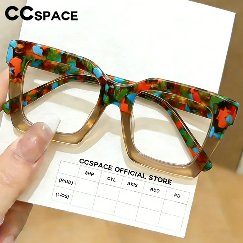 Duże oprawki okularów, okulary optyczne damskie, okulary vintage, acetatowe oprawki dla mężczyzn, okulary z przezroczystymi szkłami, okulary korekcyjne na zamówienie.