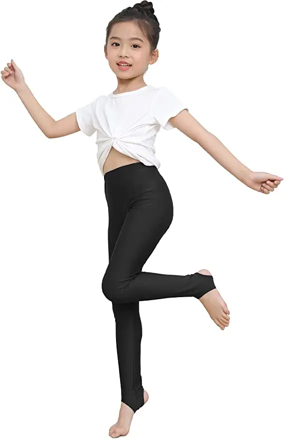 Leggings de Ballet pour enfants, collants, bas en Spandex pour filles, pantalon slim de Yoga et de danse, élastique