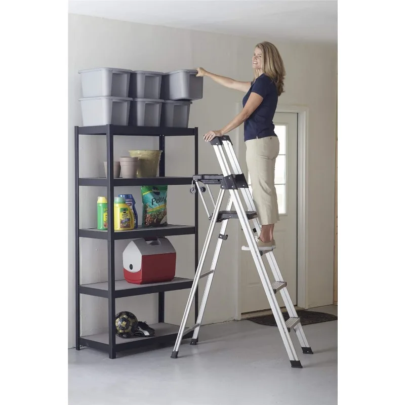 6-foot Signature Series Aluminum Step Ladder, Type 1A, 300 lb. Capacity