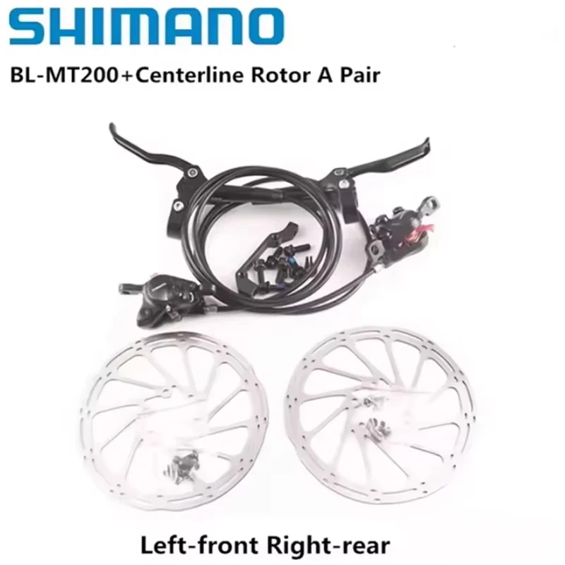 Shimano MT200 Brake BL BR MTB E-bike Hydraulic Disc Brake Bicycle Electric Bike Brake Left Front Right Rear Brake image 11