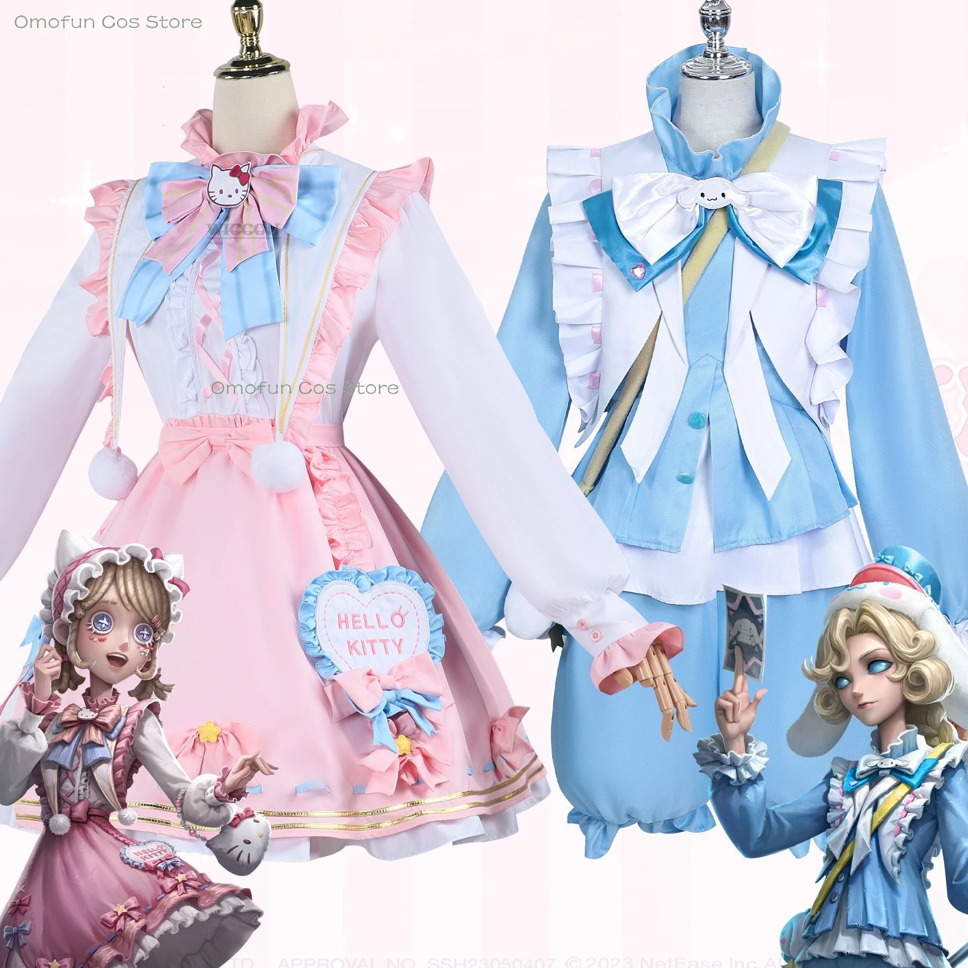 

Game Identity V Lisa Beck Emma Woods Joseph Anime Cosplay Costume Gardener Clothes Free Gift Bustle Cosplay Lolita Style Woman