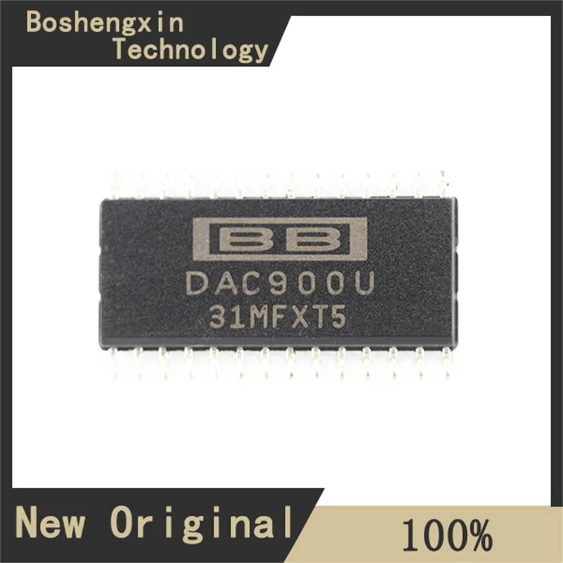 1pcs DAC908U conversor digital para analógico de alta velocidade, suporta resolução de 8 bits, taxa de atualização máxima de 165MSPS SOIC-28-300mil
