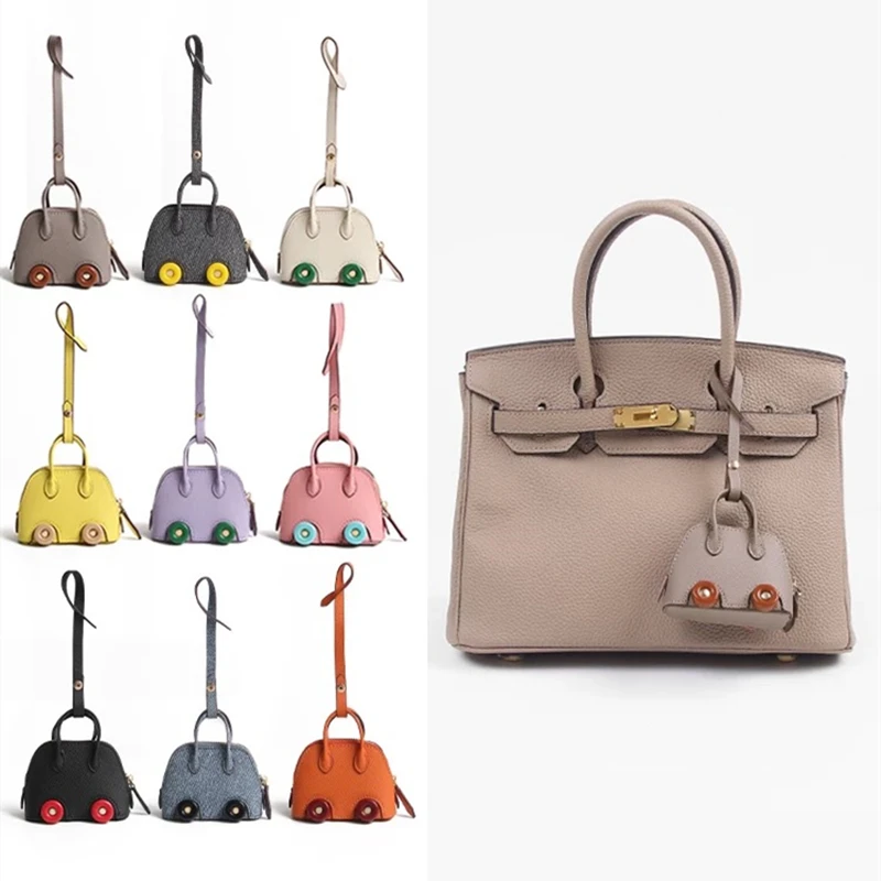 

Bag Charm For Luxury Handbag Mini Wheel Shell Bag Pendant Earphone Bag Decoration Accessory Gift