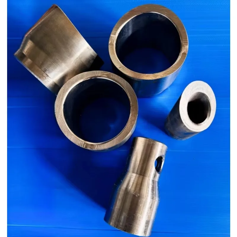 Polished forged pipe fittings with a polished finish for pipe connections and joints