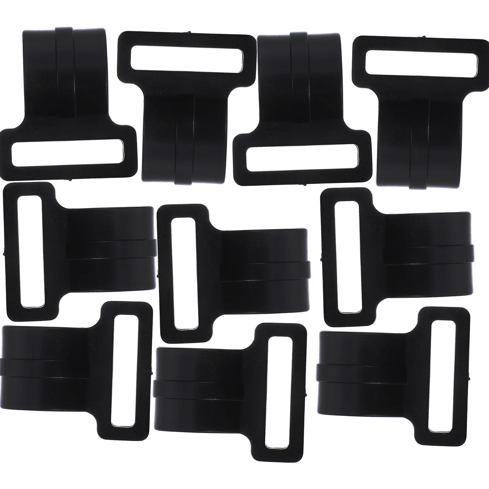 10 Pcs Outdoor Safety Light Fixing Buckle Tent Plastic Canopy Pole Clips